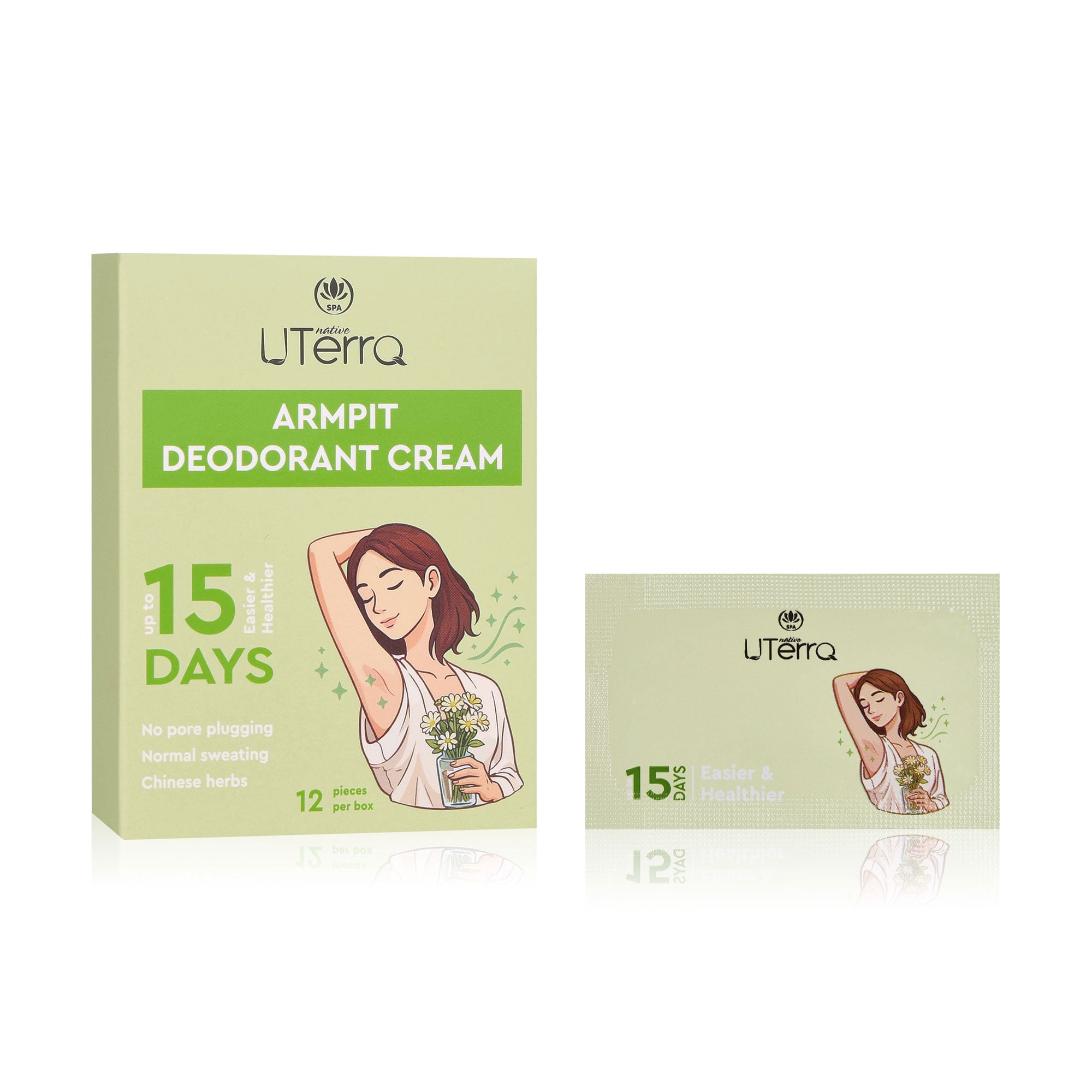 Крем-дезодорант UTerra native жіночий, в саше, 12*0.4 г
