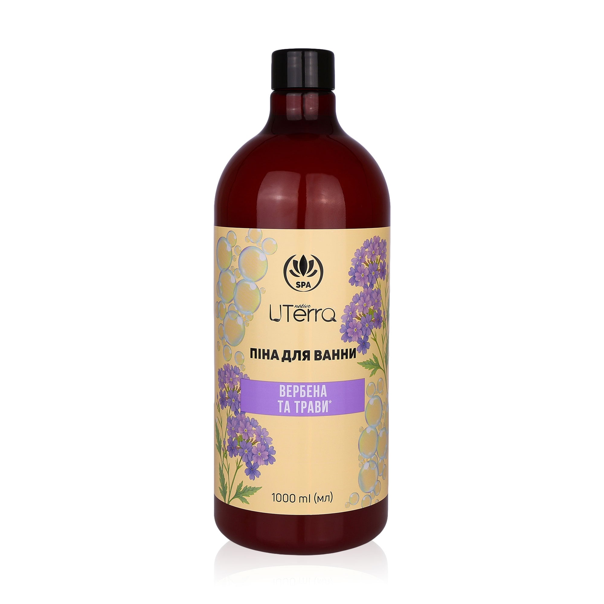 Піна для ванни UTerra native SPA Вербена та трави, 1 л